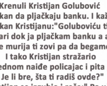 VIC Dana: Krenuli Kristijan Golubović i Arkan da pljačkaju…
