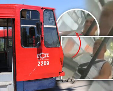 NIJE REALNO ŠTA ČOVEK RADI USRED BELA DANA U TRAMVAJU: Još jedan MANIJAK snimljen u Beogradu, FUJ!