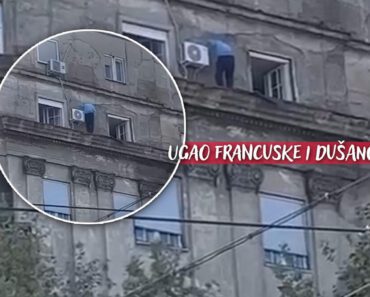 UŽAS NAD UŽASIMA U CENTRU BG-A! Kamere uhvatile SABLASAN TRENUTAK na zgradi, gledate na sopstvenu odgovornost VIDEO