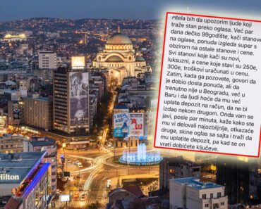 PROVALJEN LAŽNI STANODAVAC IZ BEOGRADA SA DRSKOM ŠEMOM! OVAKO VARA LJUDE: Ako vam izgovori ovu rečenicu kad ga pozovete, to je on! PROVALJEN LAŽNI STANODAVAC IZ BEOGRADA SA DRSKOM ŠEMOM! OVAKO VARA LJUDE: Ako vam izgovori ovu rečenicu kad ga pozovete, to je on!