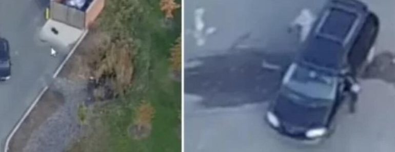 SUMNJAO JE DA GA SUPRUGA VARA, PA JE PRATIO DRONOM: Njena POZA ju je ODALA, sve se JASNO videlo! (VIDEO)