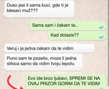 POSLALA SAM SLIKU SVOM LJUBAVNIKU, OVAJ PRIZOR NIJE OČEKIVAO POSLALA SAM SLIKU SVOM LJUBAVNIKU, OVAJ PRIZOR NIJE OČEKIVAO