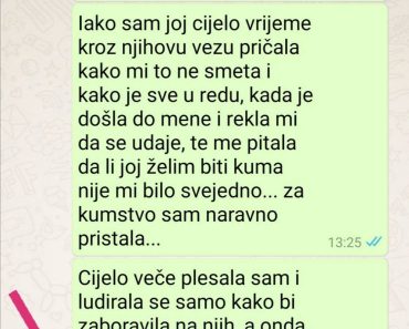 “Jučer se udala moja najbolja prijateljica za mog bivšeg dečka…