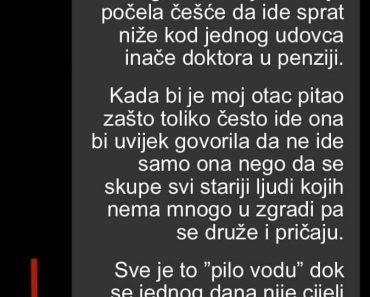 Moja baba se švalerisala sa doktorom a onda se JEDAN dan nije JAVLJALA , pravi ŠOK je tek USLEDIO!