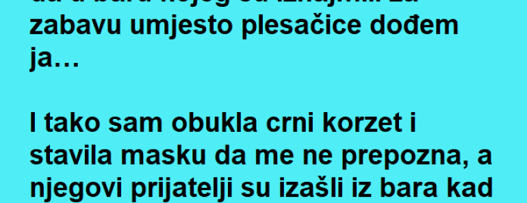 Dve NEDELJE pred VENČANJE me je …