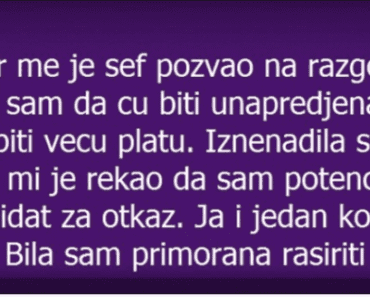 ISPOVESTI:Jucer me je sef pozvao i morala sam da mu…