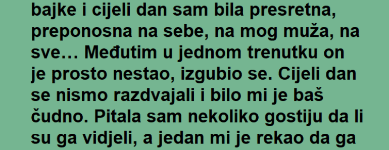 “Na vlastitom vjenčanju sam uhvatila muža kako me vara ali kada sam VIDELA sa KIM samo sam se SRUŠILA!