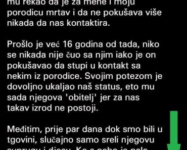KAD MI JE SIN REKAO DA JE ZAPROSIO HRVATICU ODREKAO SAM GA SE! Juče sam sreo našu unuku i desilo se nezamislivo