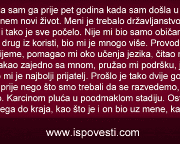 Upoznala sam ga pre pet godina kada sam došla u Švedsku ….