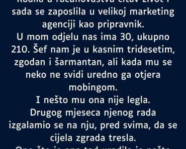 “Došla nova koleginica na posao…” “Došla nova koleginica na posao…”
