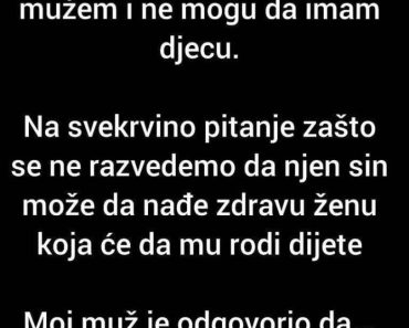 “Dugo sam u braku i ne mogu da imam decu”