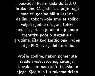 Suprug i ja smo se prošlog marta posvađali…