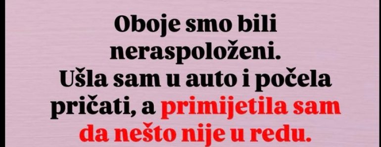 Moj dečko je došao po mene nakon posla…