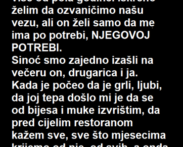 Vidjala se TAJNO sa DEČKOM od DRUGARICE a onda su svo troje ….