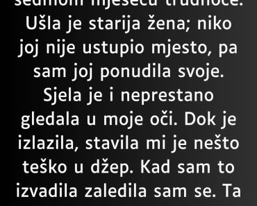Htela je da POMOGNE starijoj ŽENI a ONDA je USLEDILO nešto jako ČUDNO!
