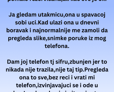 Devojka mu je TRAŽILA da proveri telefon , a kada je ČUO razlog ostao je u ŠOKU!