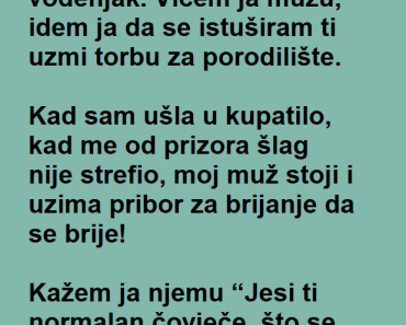 PUKAO joj vodenjak a onda ju je MUŽ ŠOKIRAO svojim PONAŠANJEM!
