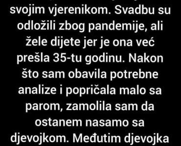 Htela je DA dečko OSTANE kod GINEKOLOGA sa njom a onda je USLEDIO ŠOK! Htela je DA dečko OSTANE kod GINEKOLOGA sa njom a onda je USLEDIO ŠOK!