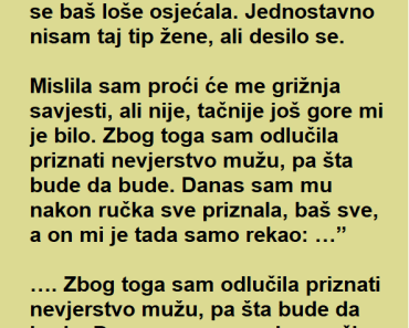 Prevarila je MUŽA ali kada joj je OVO rekao ONA je OSTALA zabezeknuta!