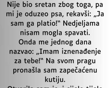 “Ostavila sam muža nakon što me prevario…”
