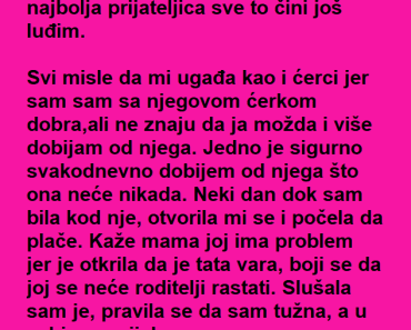 Ima TAJNU vezu sa TATOM najbolje DRUGARICE , ali kad je OVO saznala , njenoj SREĆI je došao KRAJ!