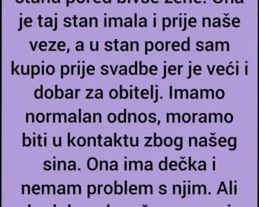 Živi STAN pored od BIVŠE žene ali PRAVI šok usledi kad on DOVEDE neku da je …..