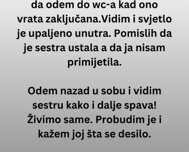 OTIŠLA do toaleta pa DOŽIVELA jezivu scenu! OTIŠLA do toaleta pa DOŽIVELA jezivu scenu!