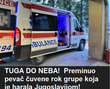 TUGA!  Preminuo pevač čuvene rok grupe koja je harala Jugoslavijom!