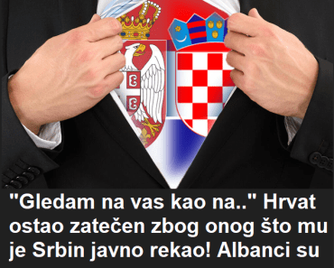 “Gledam na vas kao na..” Hrvat ostao zatečen zbog onog što mu je Srbin javno rekao! Albanci su za vas… “Gledam na vas kao na..” Hrvat ostao zatečen zbog onog što mu je Srbin javno rekao! Albanci su za vas…