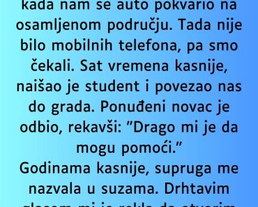 Kada su SAZNALI godinama kasnije ko ih je POVEZAO , premrli su od STRAHA!