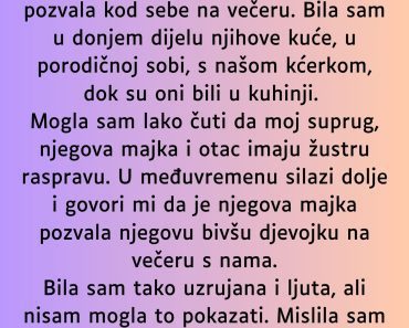 Svekrva je uvek volela njegovu bivšu devojku , ALI onda je PREVRŠILA SVAKU MERU!