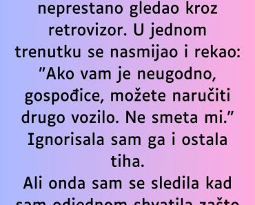 VOZILA se taksijem posle PONOĆI a onda je pretrnula od STRAHA , shvatila je ko je VOZAČ!