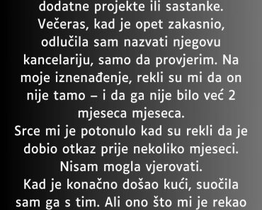 Nije uopšte radio , umesto toga…