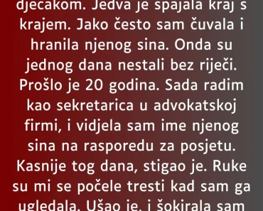 Ruke su mi se počele tresti kad sam ga ugledala…