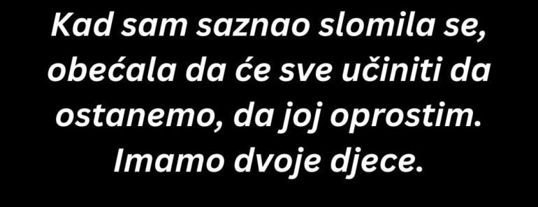 SAZNAO je da ga VARA žena ali onda je URADIO nešto NEVEROVATNO!