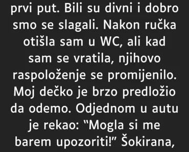 Otišla na RUČAK sa roditeljima svog DEČKA a onda se DESILA sramna SITUACIJA! Otišla na RUČAK sa roditeljima svog DEČKA a onda se DESILA sramna SITUACIJA!