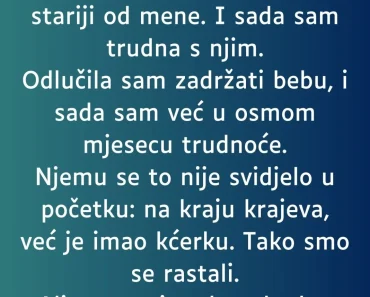 Ali postao je vrlo uzbuđen kad sam mu rekla…