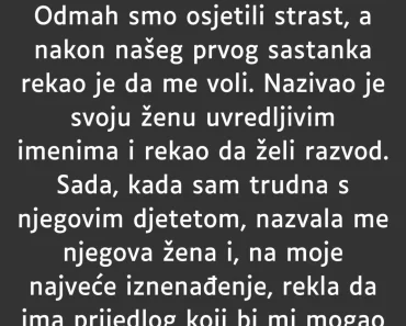 Zaljubila se u OŽENJENOG MUŠKARCA a onda ju je POZVALA njegova ŽENA i usledio je PRAVI ŠOK!