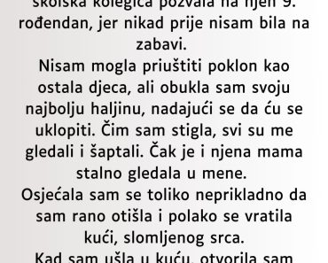 Bila sam najsiromašnije dete u školi.. Bila sam najsiromašnije dete u školi..