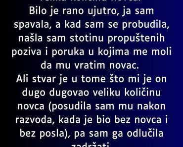Ispostavilo se da je taj novac….