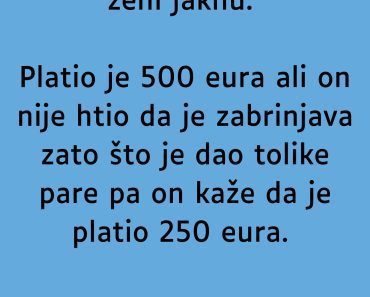 Vic Dana : Jakna od 500 eura …