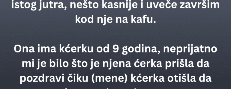 Muvao udatu komšinicu iz zgrade ,ali ovo nikako nije očekivao , desio se pravi ŠOK!