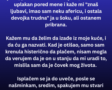 DEČKO je prevario i čekao dete sa drugom ,a onda je ona IZVELA ovo  , ostao je u ŠOKU!