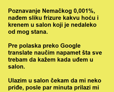Otišao da se ŠIŠA u Austriji ali kada je OVO izvalio FRIZER pao od SMEHA! Otišao da se ŠIŠA u Austriji ali kada je OVO izvalio FRIZER pao od SMEHA!
