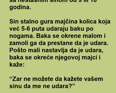 Dete JE udaralo stariju BAKU u MARKETU , mama nije reagovala , a onda su je NAUČILI PAMETI!