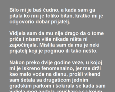 Jednog DANA ga je videla u PARKU kako se ….