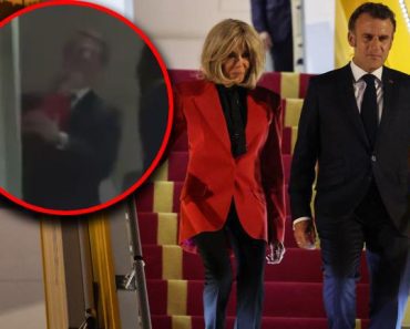 MAKRONA OŠAMARILA 24 GODINE STARIJA SUPRUGA?! Skandal potresa Francusku – kruži neverovatan snimak, a njegov izraz lica sve govori (VIDEO)