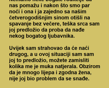 Ostali su bez POSLA i NOVCA a onda je ženi PREDLOŽIO gnusnu stvar ,a pravi ŠOK je tek USLEDIO! Ostali su bez POSLA i NOVCA a onda je ženi PREDLOŽIO gnusnu stvar ,a pravi ŠOK je tek USLEDIO!