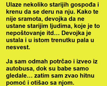 Napale su DEVOJKU u busu , ona se ONESVESTILA a onda je usledio PRAVI ŠOK!