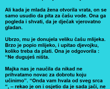Nahranila je SIROMAŠNOG dečaka a onda godinama KASNIJE usledio je PRAVI ŠOK!